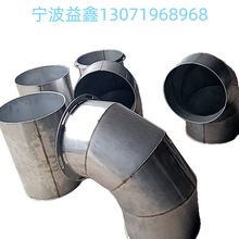 锌白铁皮螺旋风管中央空调车库通风排烟管道消防镀锌板风管定 制