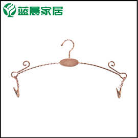 实心金属内衣架服装店吊带衣挂晾衣架铁衣架晾晒衣架源头厂家直销