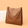 Shoulder bag, capacious fashionable one-shoulder bag, shopping bag, 2023