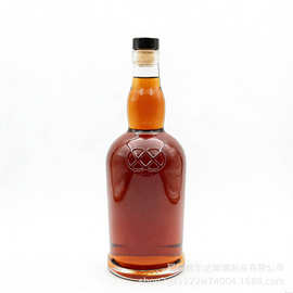 厂家批发玻璃透明空酒瓶葡萄酒红酒果酒瓶晶白料密封冰酒瓶