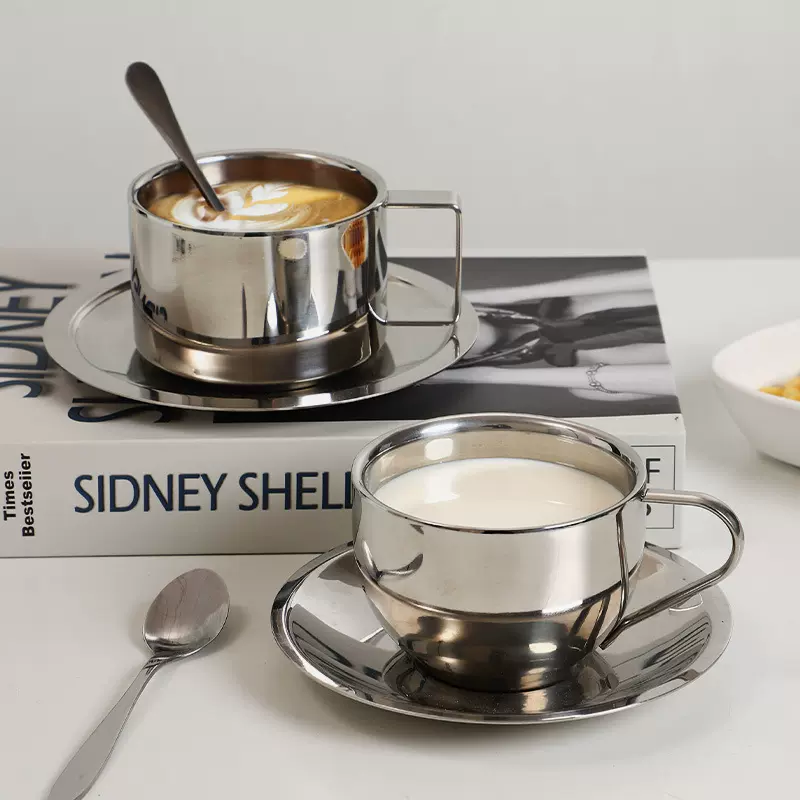 304咖啡杯咖啡杯高颜值浓缩美式手冲咖啡精致米兰杯碟套装代发