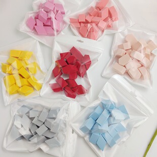 Factory New Product Eye Makeup Powder Puff Non Latex Trapezoidal Powder Puff House Makeup Sponge Diamond Makeup Sponge