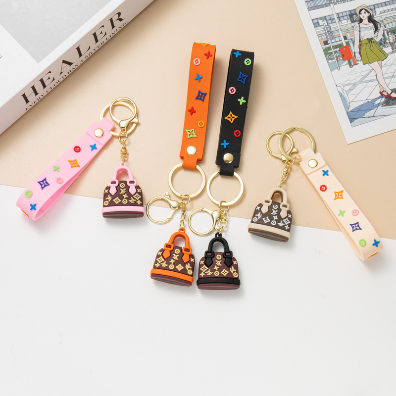 Cross-Border Popular Mini L Donkey V Keychain Pendant Imitation Bag Accessory Keychain E-Commerce Small Gift Wholesale