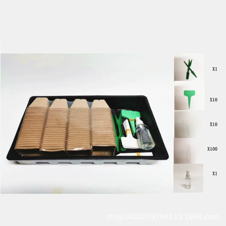 Amazon Garden Plant Label Культивирование семян пластиковый инкубатор коробка для рассады целлюлоза чашка для рассады небольшая теплица