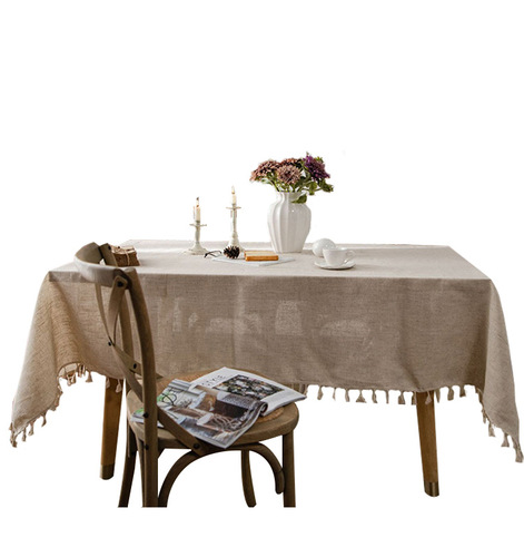 Amazon's best-selling European simple tablecloth cotton and linen fabric home hotel tablecloth coffee table cover tablecloth