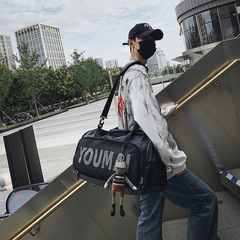 行李袋大容量短途旅行包男士旅遊收納背包運動健身包幹濕分離