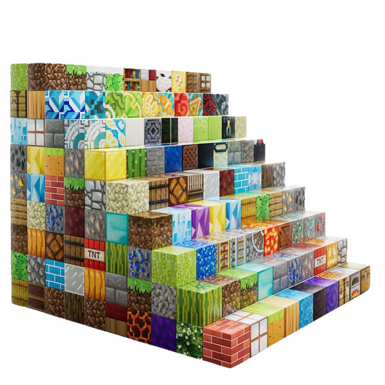 MC My Building Block World Magnetic Box Puzzle DIY Peripheral Toys Build Magnetic Suction Assembled Children's Set Gift