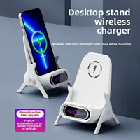 Phone holder, wireless charger, mobile phone, support frame