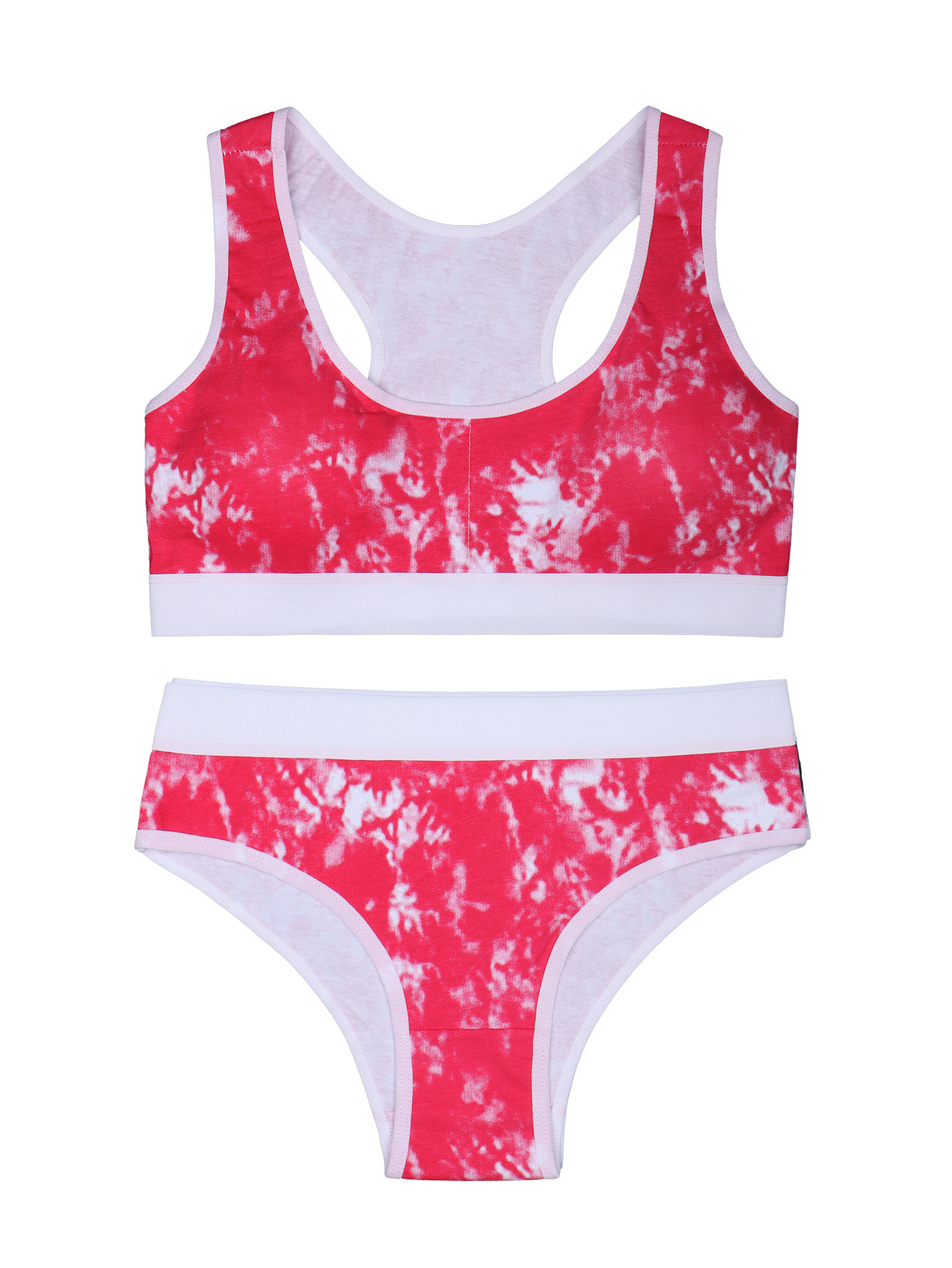 Chaleco para niña, ropa interior, deportes, a prueba de golpes, copa fija, sujetador trasero de belleza, chaleco integrado, algodón cómodo y agradable para la piel