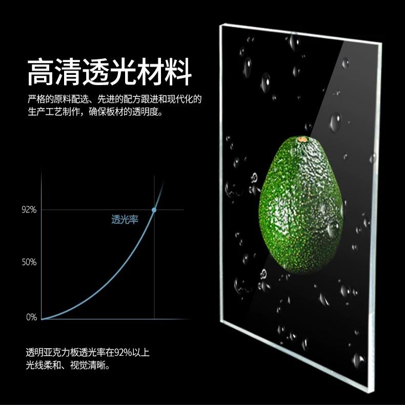 ll太原透明亚克力板有机玻璃任意切割2 3 4 5 6 8 10-100mm尺寸加