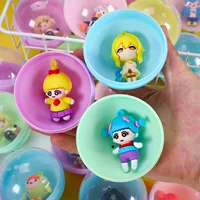 Новые 50 мм скрученные игрушки для яиц 75 мм скрученная яйцевая машина с мультяшным скрученным яйцом мультфильм ручной Подарочный шар Слепая Коробка оптом