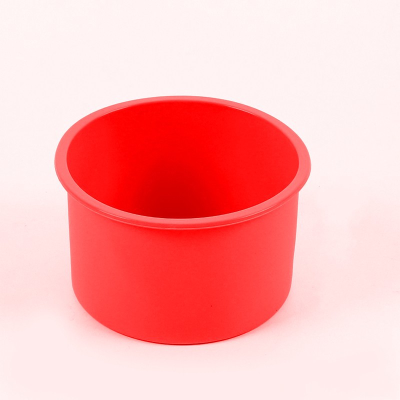 Molde redondo de la torta molde de silicona molde para hornear multi-tamaño pastel DIY hornear molde de la torta