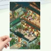 Chinese style courtyard-4pcs-large size