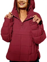 Q 19543 Casual Solid Color Hooded Pullover ���д�ɫ����