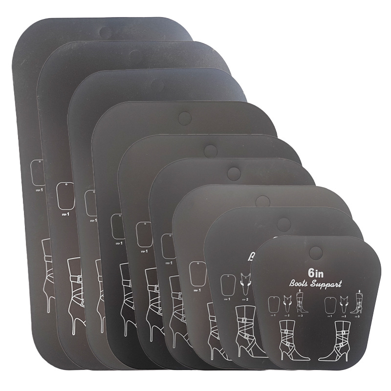 Botas de alto cilindro botas soporte de zapato de plástico fijo anti-arrugas anti-deformación soporte de zapato soporte interno soporte de zapato soporte de zapato elástico alargado sobre la rodilla soporte de zapato