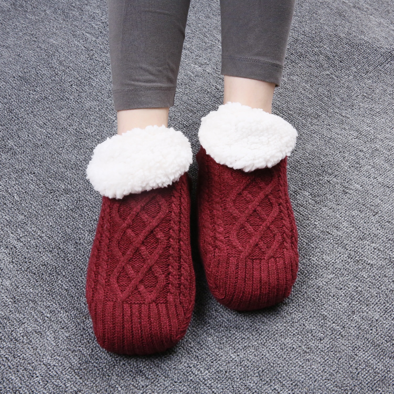 Bekleidungszubehör Bodensocken Socken plus dicke Samt-Wintersocken für Damen und Erwachsene, warme Indoor-Haussocken, Herrensocken, Überschuhe_voghion.com