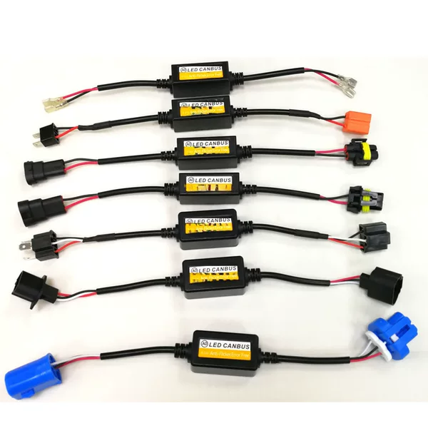 Cross-border wholesale car led headlight decoder EMC filter radio anti-jamming LED headlight H7 H4