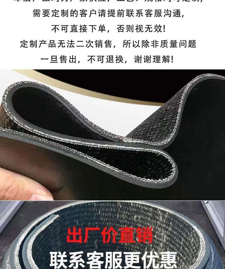 New wear-resistant rubber sheet conveyor belt, rubber pad for floor covering, specifically designed for trucks, with anti-slip and wear-resistant properties