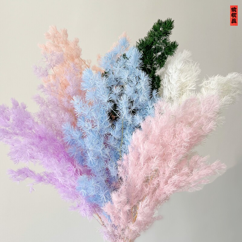 Eternal Flower Fluffy Factory Wholesale Fluffy Eternal Flower Dried Flower Bouquet Wedding Home Decoration Accessories