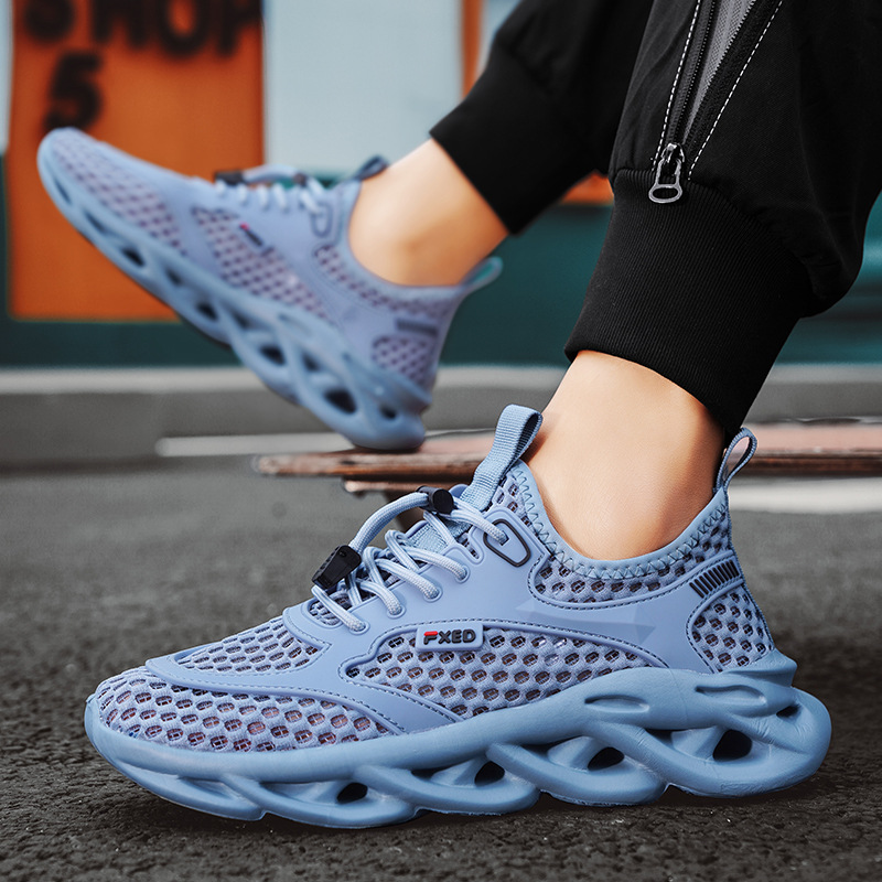 Zapatos de río arriba, zapatos de vadeo, nueva tendencia de verano, suela gruesa deportiva, transpirable, malla hueca, zapatos de papá para jóvenes