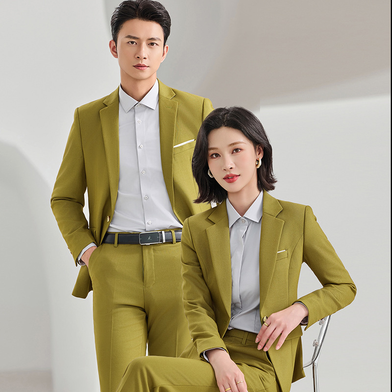 KSL8810秋冬工装西服套装男正装男女同款职业装工作服职业西装