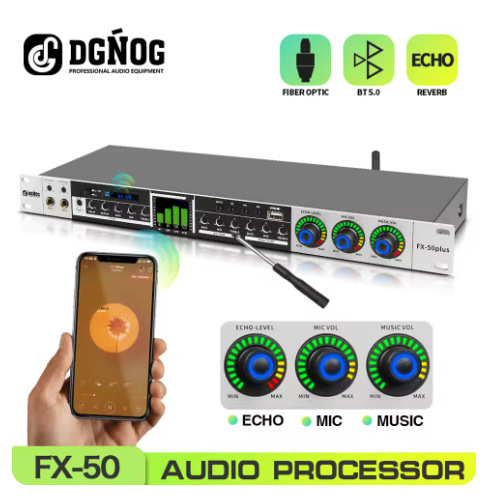FX50卡拉OK数字音效效果器前级处理器蓝牙专业音响回声效果系统
