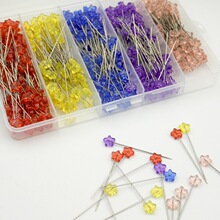 彩色星星定位针手工缝纫服装定位针拼布固定婚纱假发装饰固定针