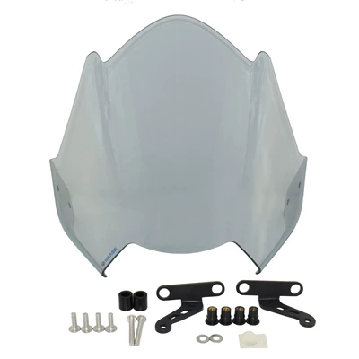 Suitable for Triumph Street Motorcycle front windshield - smoke-gray