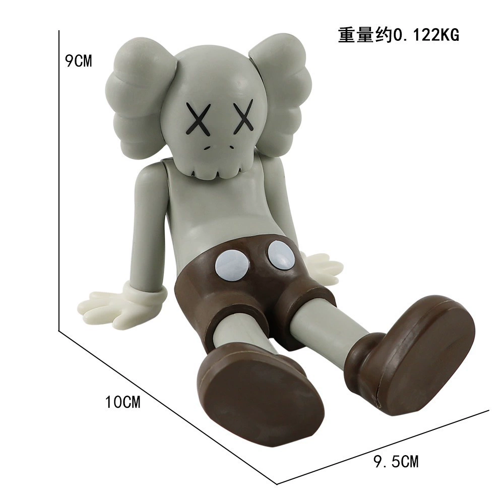 Кос KAWS Coses ручной росписью красная тенденционная кукла-автомобильная декорация креативная личность, интерьерная подставка
