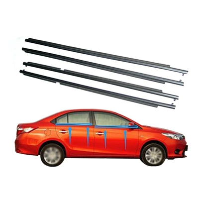 Suitable for Toyota Yaris Sedan/Vios 2014-2018 Window Trim Glass Outer Pressure Strip Water Retaining Strip