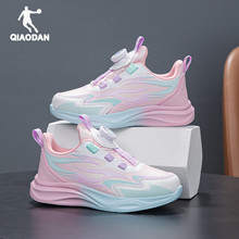 乔丹女童运动鞋防水童鞋跑步鞋皮面防滑休闲男2025秋冬新款中大童