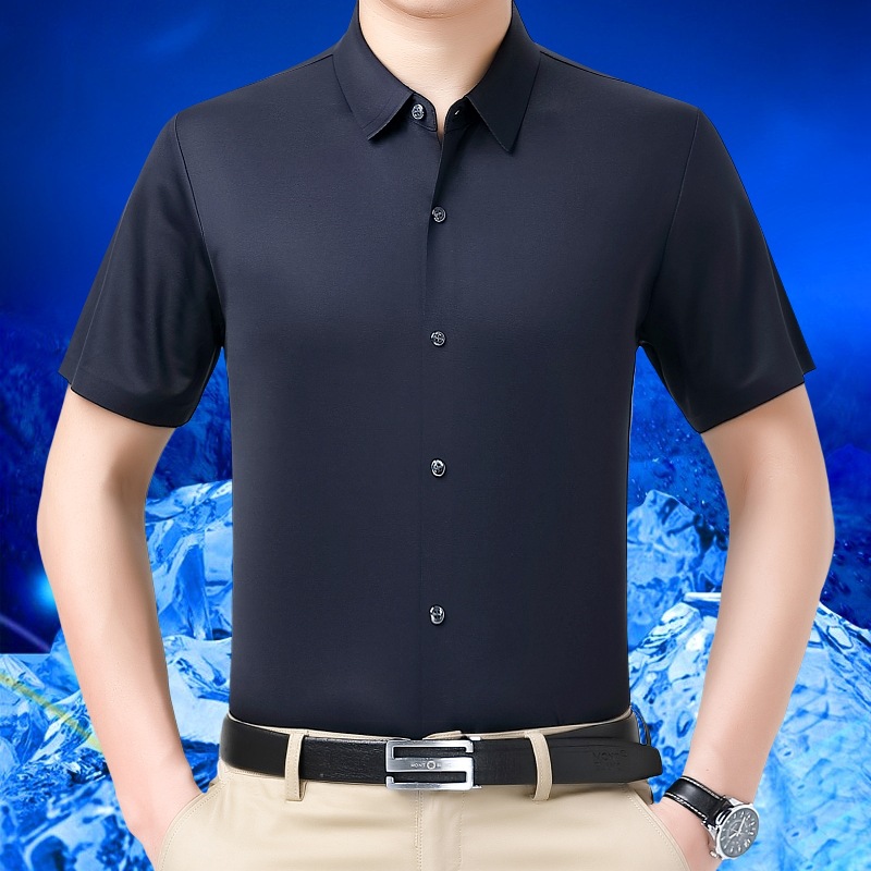 Silk summer casual professional shirt