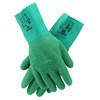ANSELL/安思尔16-650 绿色橡胶手套工业丁腈防化手套耐高温手套