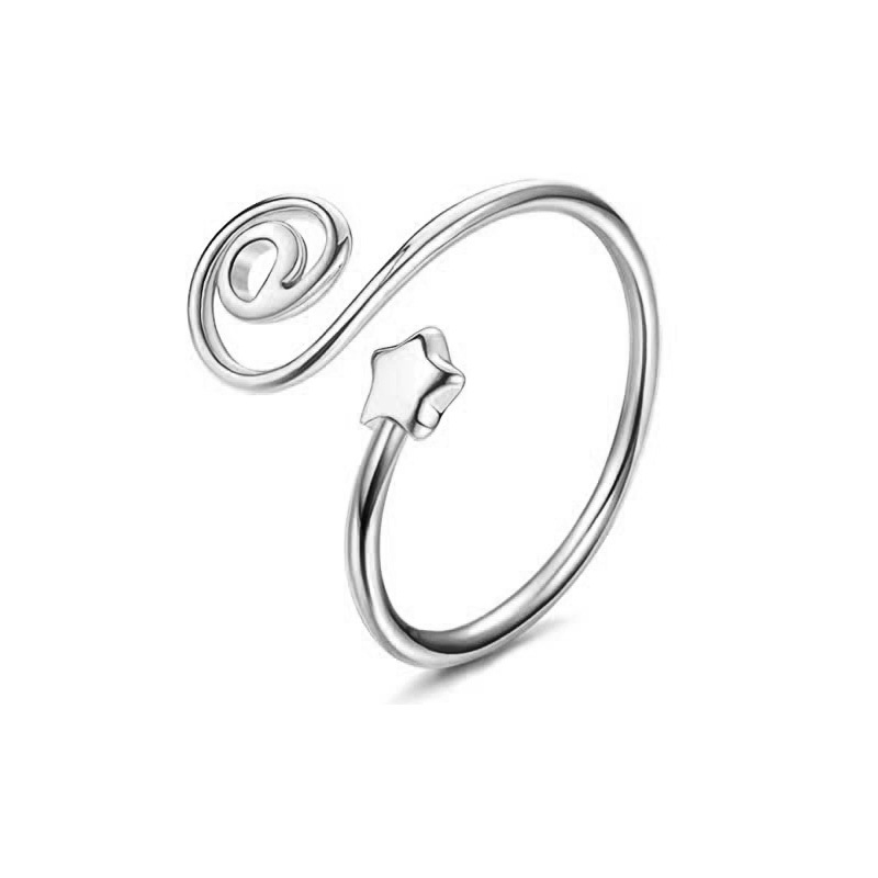 Women's Gender Brass Inlay Geometric Zircon Toe Rings