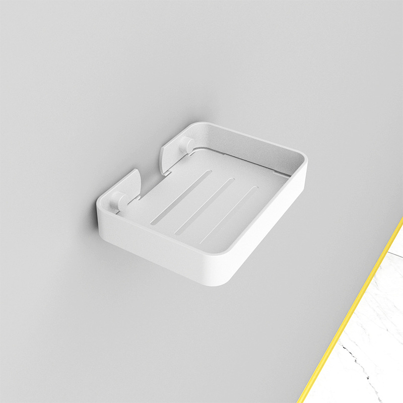 太空鋁肥皂架壁掛式肥皂碟衛生間置物壁掛五金瀝水掛件浴室肥皂架
