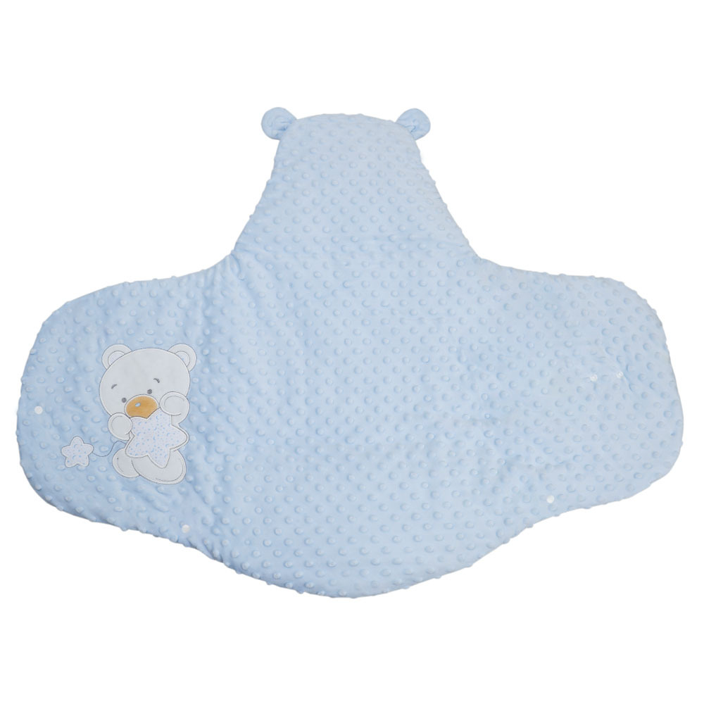 Saco de dormir para bebés anti-shock Sunnozy recién nacido Otoño e Invierno recién nacido anti-kick edredón con capucha swaddling sueño nido Bebé