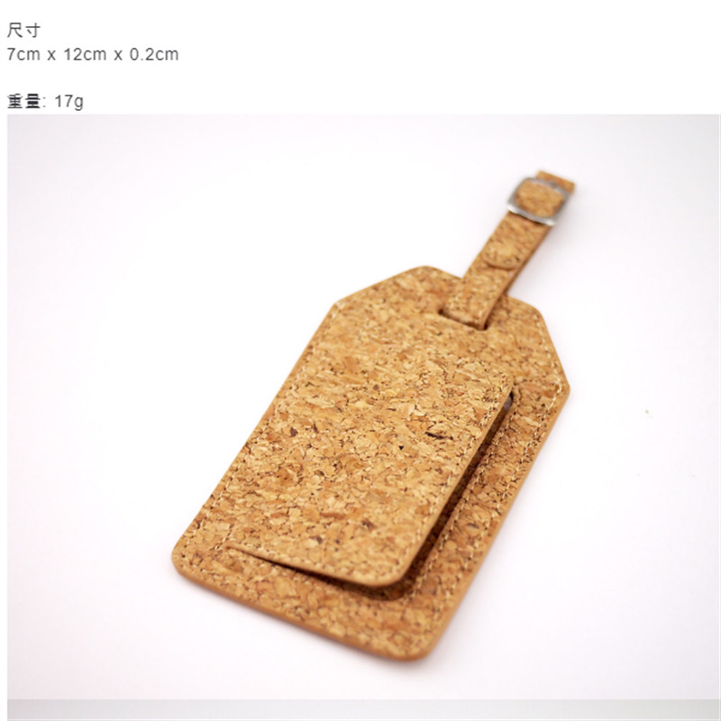 Cross-border cork luggage tag convenient luggage boarding listing Japanese flip travel aviation business card set Cross-border cork luggage tag convenient luggage boarding listing Japanese flip travel aviation business card set