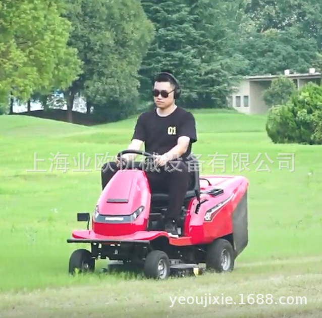 维邦72V驾驶式锂电池后集草草坪剪草车 WB81EC-B草坪车