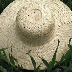 竹編み日よけ帽子白竹メンズ夏涼しい帽子農民労働日焼け止め帽子田園通気アウトドアレジャー麦わら帽子