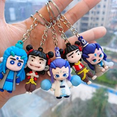 ネザの海の悪魔シリーズキーホルダーペンダントかわいい人形バッグペンダント新学期子供と学生ギフト