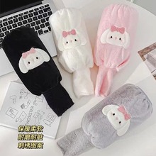 卡通袖套手套二合一儿童护袖防脏加厚暖手长款袖套女秋冬季长臂套