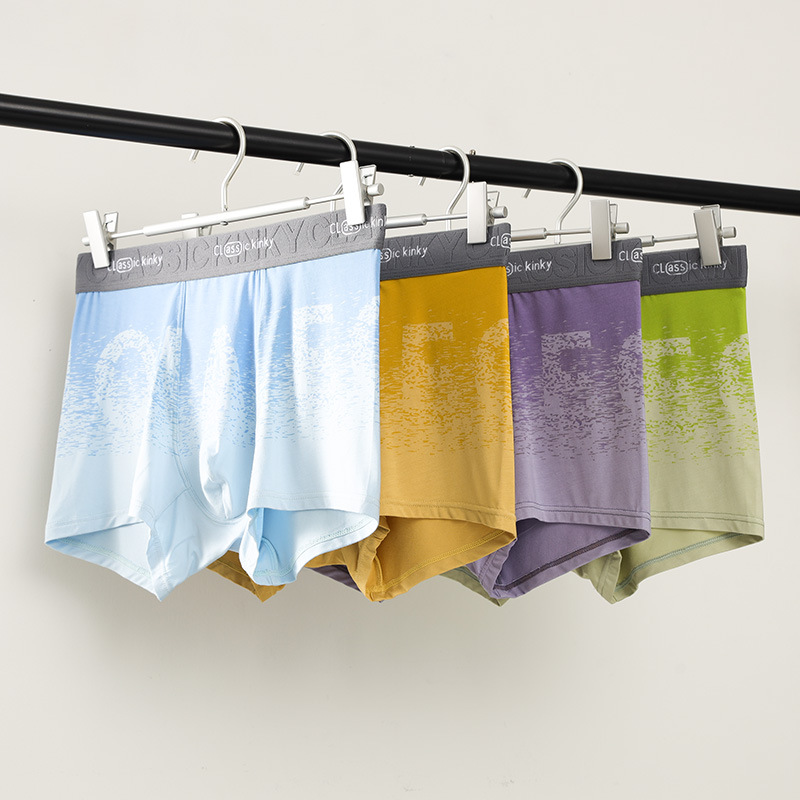 Pantalones cortos de hombre, pantalones cortos de ángulo plano, pantalones cortos de ángulo plano, hielo, 7A, pantalones íntimas antibacterianas, procesamiento personalizado