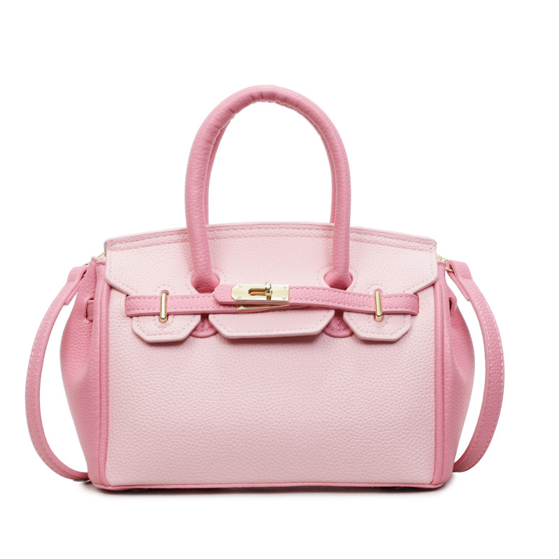 Texturas de alta calidad lujosas bolsas de mano Kylie 2026 nuevas moda transfronterizas lichi estampado versátil mochila