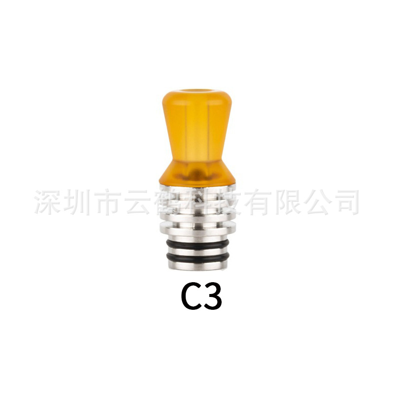 510 largo acero inoxidable + POM PEI plástico acrílico paja goteo sola punta ABCD