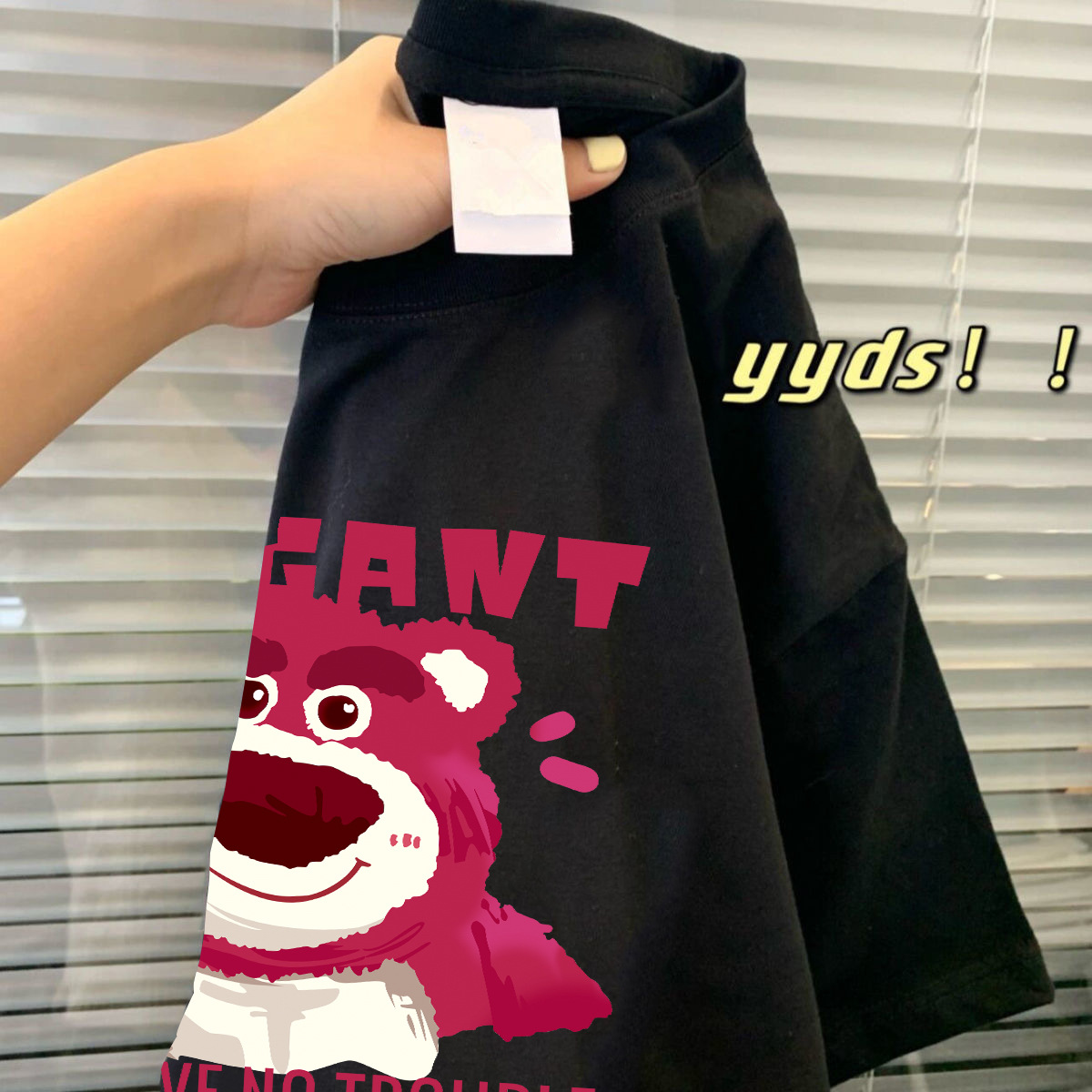 Hielo de seda camiseta de moda suelta de dibujos animados Tigre impreso manga corta Camiseta cuello redondo Mujer verano moda todo partido fresco camiseta Mujer