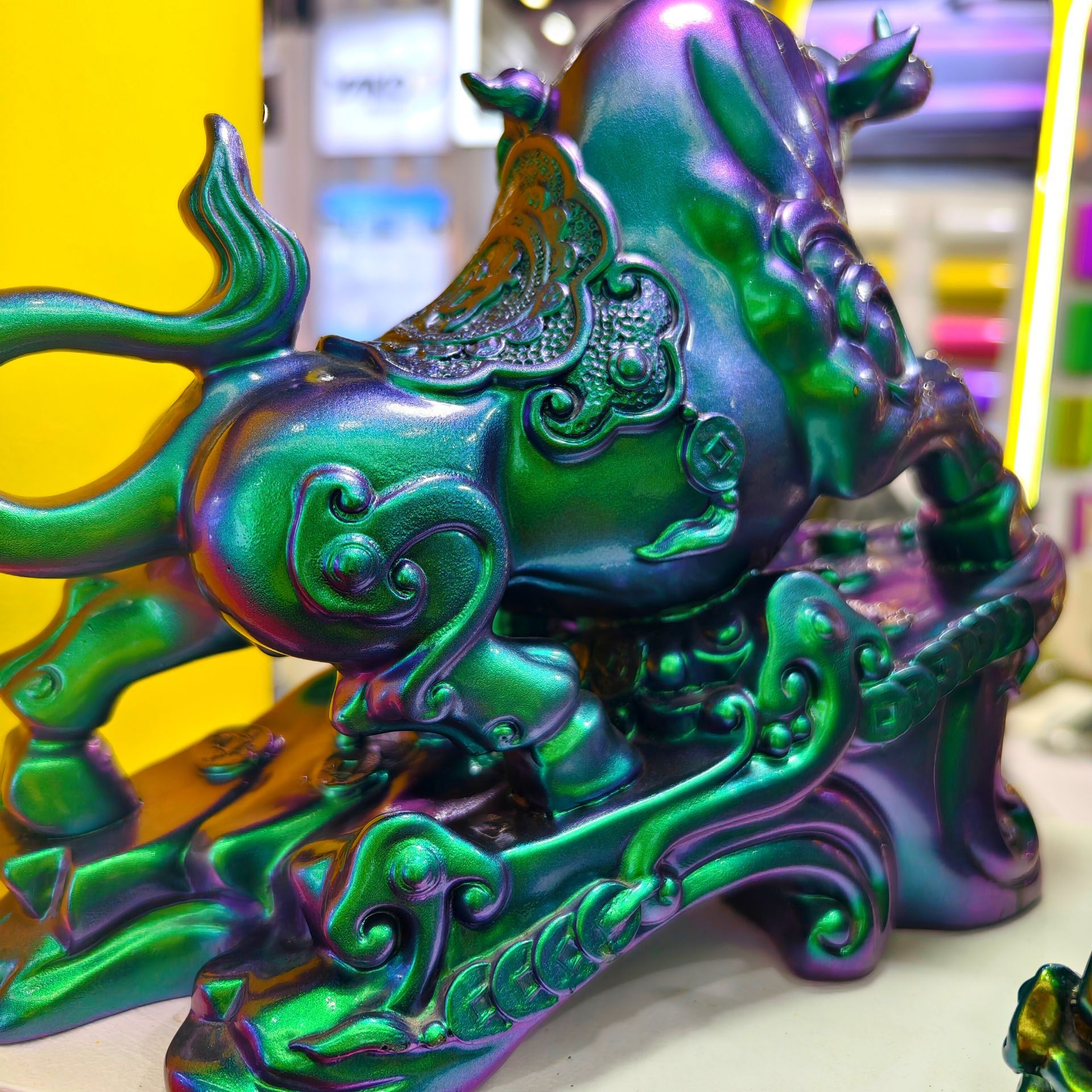 跨境幻彩白极光变色龙粉油漆工艺品喷涂用变色龙珠光粉10g