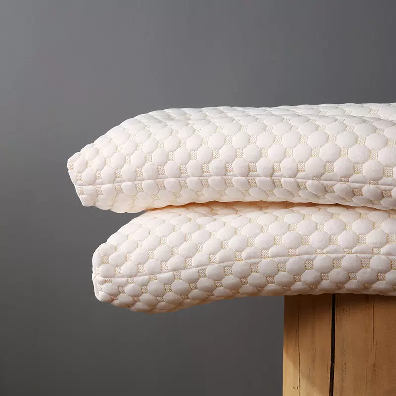 厂家批发针织水立方低矮薄软低枕薄枕软护颈学生双人单人男一对装