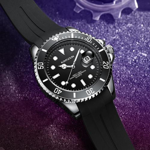 Black and green water ghost cross-border Kingston brand watch watch men's luminous waterproof quartz watch men's watch watch