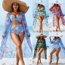 三件套泳装;比基尼;连体泳衣