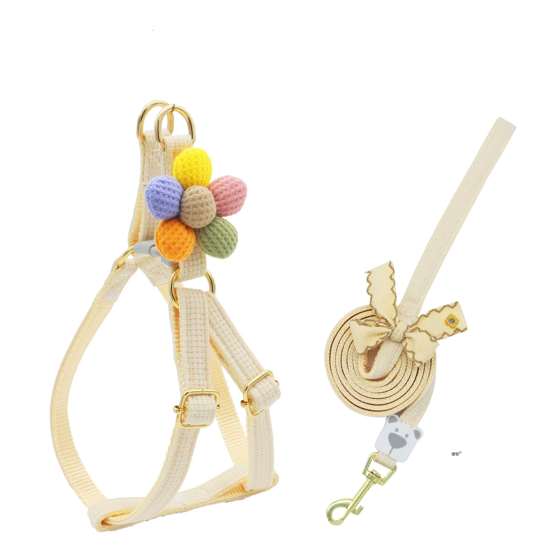 Поводок для собак, жилет, шлейка для собак маленького размера, корги, Тедди, щенок, цепочка для собаки, шлейка для прогулки с собакой